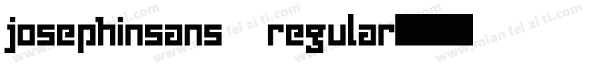josephinsans regular字体转换